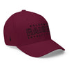 Colorado Raised Fitted Hat Maroon Black - Loyalty Vibes