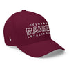 Colorado Raised Fitted Hat Maroon White - Loyalty Vibes