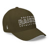 Colorado Raised Fitted Hat Military Green White - Loyalty Vibes