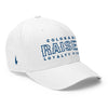 Colorado Raised Fitted Hat White Blue - Loyalty Vibes