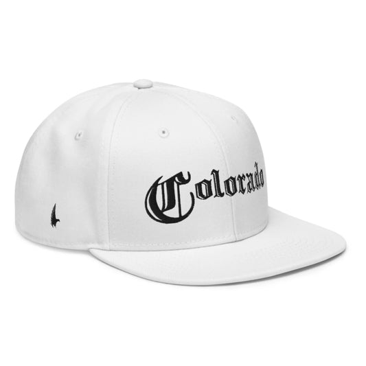 Colorado Snapback Hat White OS - Loyalty Vibes