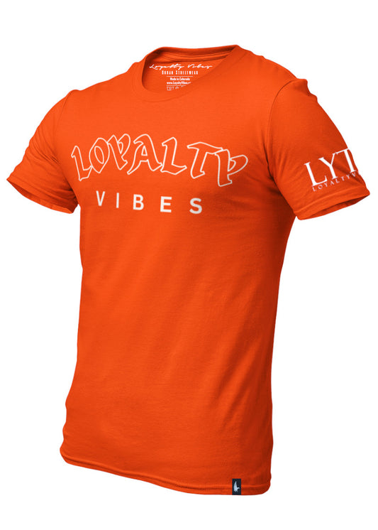 Loyalty Vibes Core Logo T-Shirt Tiger Orange Men's - Loyalty Vibes