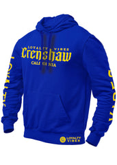 Crenshaw Hoodie Blue Yellow - Loyalty Vibes