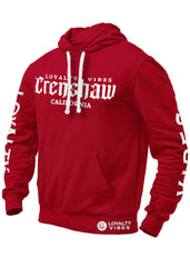 Crenshaw Hoodie Maroon - Loyalty Vibes