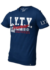 District Logo Graphic T-Shirt Navy Blue - Loyalty Vibes