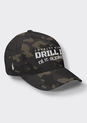 Drill It Til It Squirts Fitted Hat - Black Camo - Loyalty Vibes