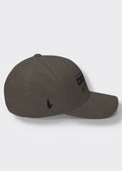 Drill It Til It Squirts Fitted Hat - Charcoal Grey/Black - Side - Loyalty Vibes