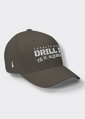 Drill It Til It Squirts Fitted Hat - Charcoal Grey - Loyalty Vibes