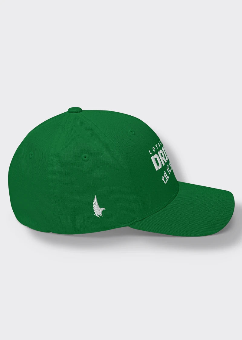 Drill It Til It Squirts Fitted Hat - Green - Side - Loyalty Vibes