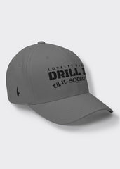 Drill It Til It Squirts Fitted Hat - Grey/Black - Loyalty Vibes