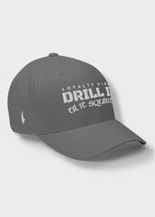 Drill It Til It Squirts Fitted Hat - Grey - Loyalty Vibes