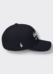 Drill It Til It Squirts Fitted Hat - Navy Blue - Side - Loyalty Vibes