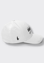 Drill It Til It Squirts Fitted Hat - White - Side - Loyalty Vibes