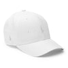 Flex Logo Fitted Hat White White - Loyalty Vibes