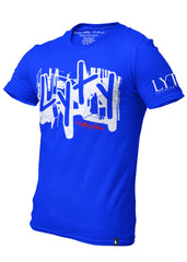 Graffiti T-Shirt Blue - Loyalty Vibes