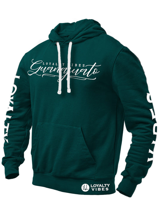 Guanajuato Mexico Hoodie Caribbean Green - Loyalty Vibes