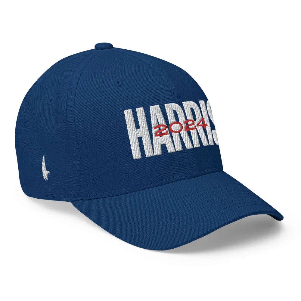 Harris 2024 Fitted Hat Blue - Loyalty Vibes