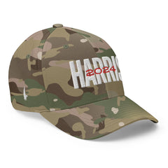 Harris 2024 Fitted Hat Camo - Loyalty Vibes