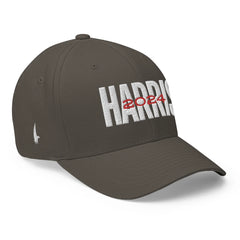 Harris 2024 Fitted Hat Charcoal Gray - Loyalty Vibes