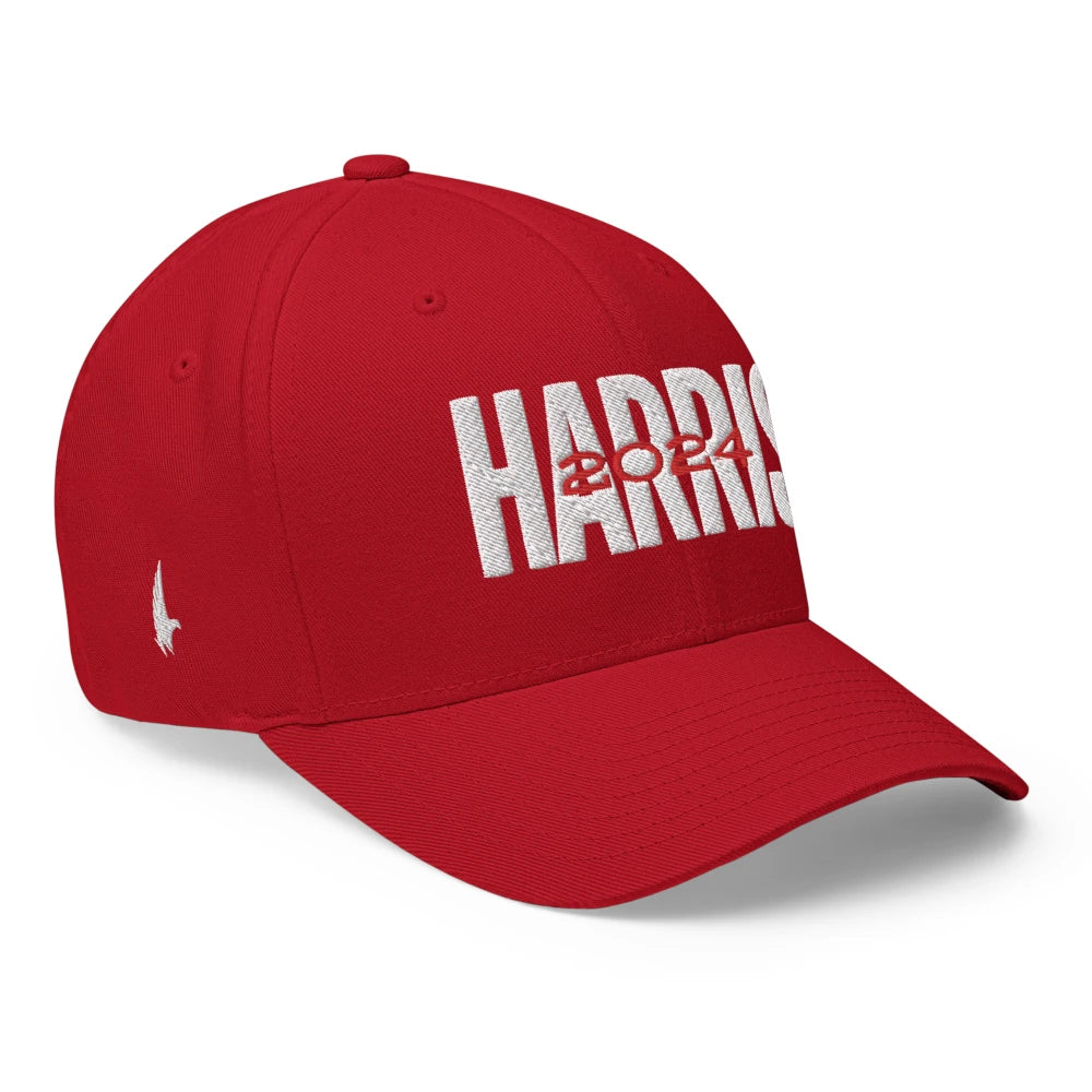 Harris 2024 Fitted Hat Red - Loyalty Vibes