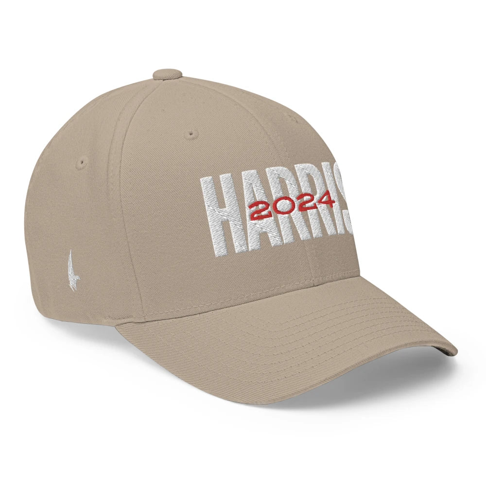 Harris 2024 Fitted Hat Sandstone - Loyalty Vibes