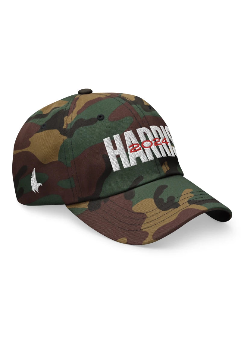 Loyalty Vibes Harris 2024 Hat Camo One size - Loyalty Vibes