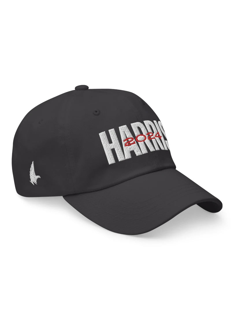 Loyalty Vibes Harris 2024 Hat Charcoal Grey One size - Loyalty Vibes