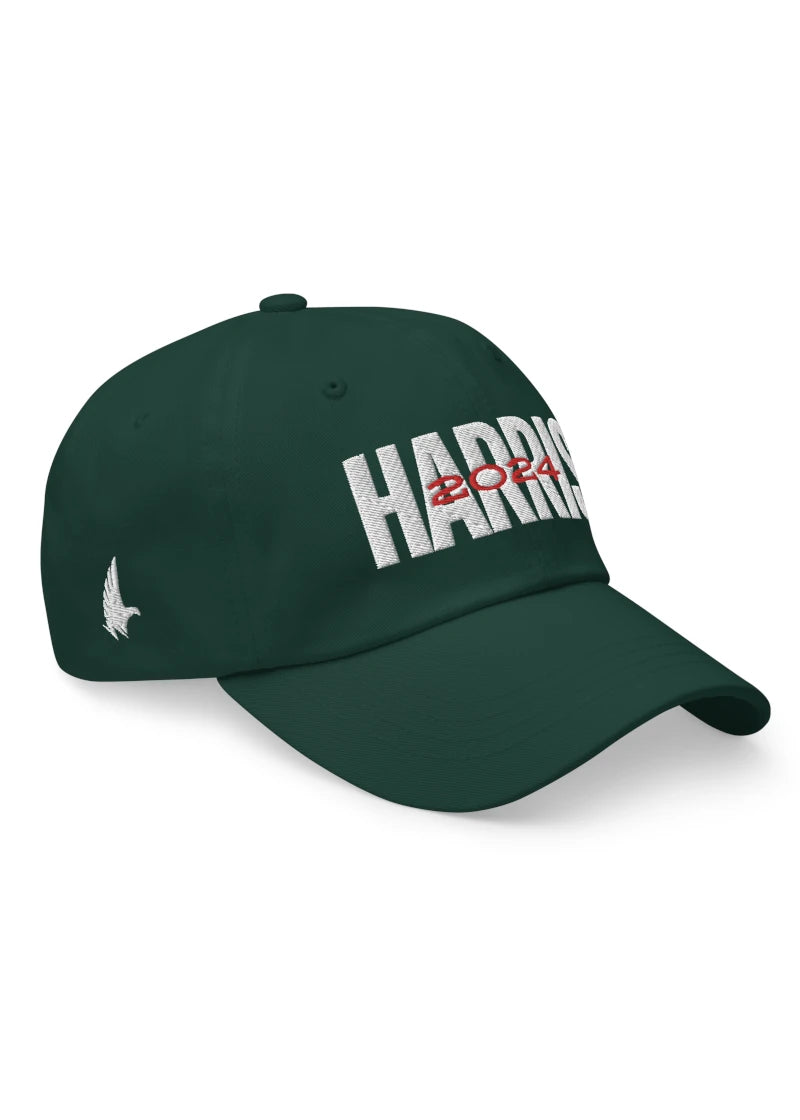 Loyalty Vibes Harris 2024 Hat Forest Green One size - Loyalty Vibes