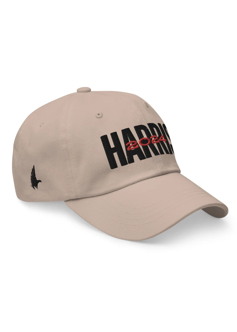 Loyalty Vibes Harris 2024 Hat Sandstone Black One size - Loyalty Vibes