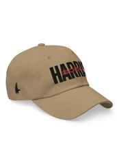 Loyalty Vibes Harris 2024 Hat Tan Black One size - Loyalty Vibes