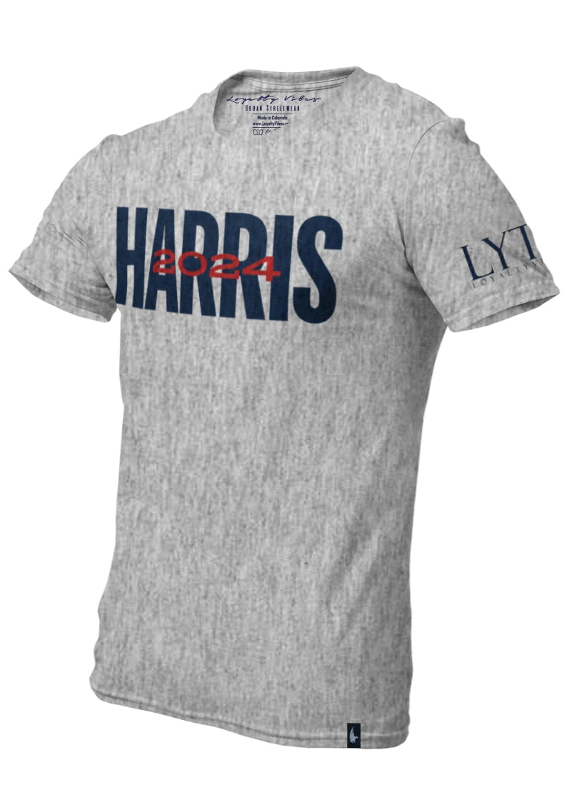 Harris 2024 T-Shirt Heather Grey - Loyalty Vibes