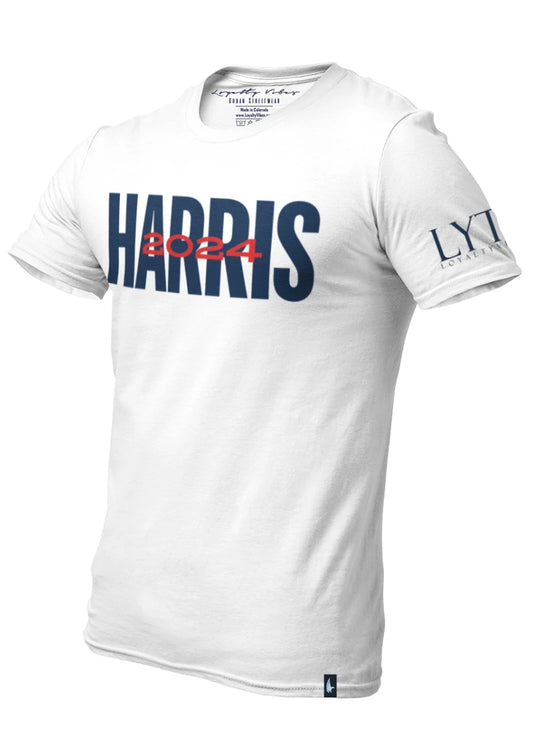 Loyalty Vibes Harris 2024 T-Shirt White - Loyalty Vibes