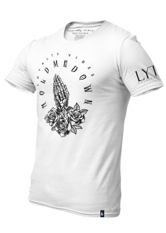 Loyalty Vibes Hold Me Down T-Shirt White - Loyalty Vibes