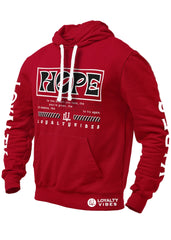 Hope Hoodie - Maroon/Black - Loyalty Vibes