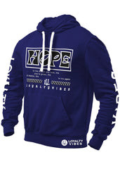 Hope Hoodie - Navy Blue/Black - Loyalty Vibes