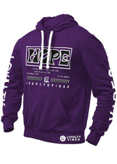 Hope Hoodie - Purple/Black - Loyalty Vibes