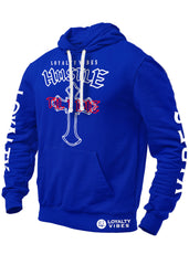 Hustle Til I Die Hoodie Blue Men's - Loyalty Vibes