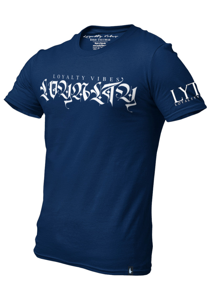 Independent T-Shirt Navy Blue White - Loyalty Vibes