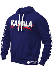 Kamala For President Hoodie Navy Blue - Loyalty Vibes