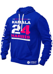 Kamala Harris For The People Hoodie Blue White Pink - Loyalty Vibes