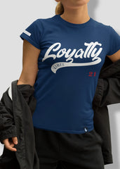 Loyalty Force Tee Navy Blue - Loyalty Vibes