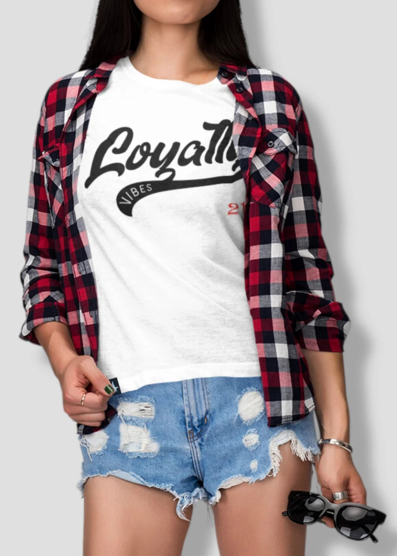 Loyalty Force Tee White - Loyalty Vibes