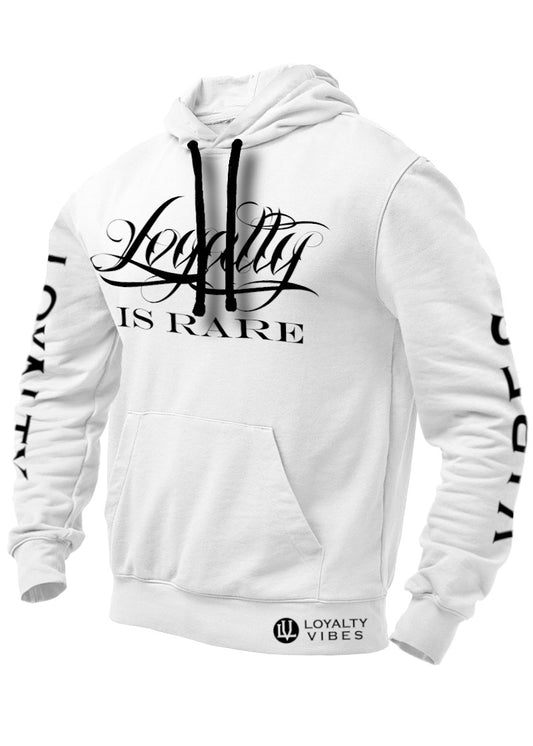 Loyalty Vibes Loyalty Is Rare Hoodie White - Loyalty Vibes