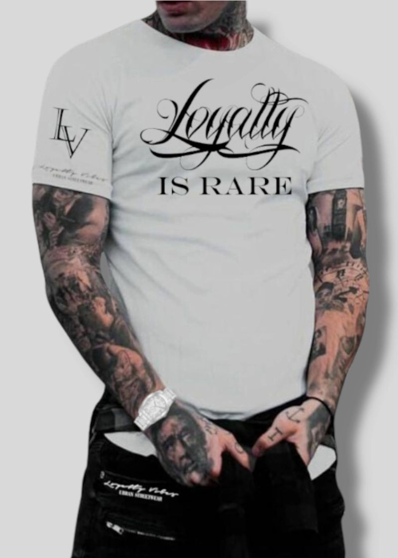 Loyalty Is Rare T-Shirt White - Loyalty Vibes