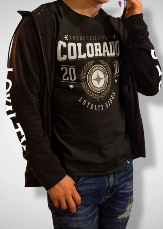 Loyalty Vibes Colorado Division T-Shirt Black - Loyalty Vibes