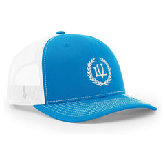 LOYALTY VIBES Crossover Trucker Hat Fierce Blue OS - Loyalty Vibes