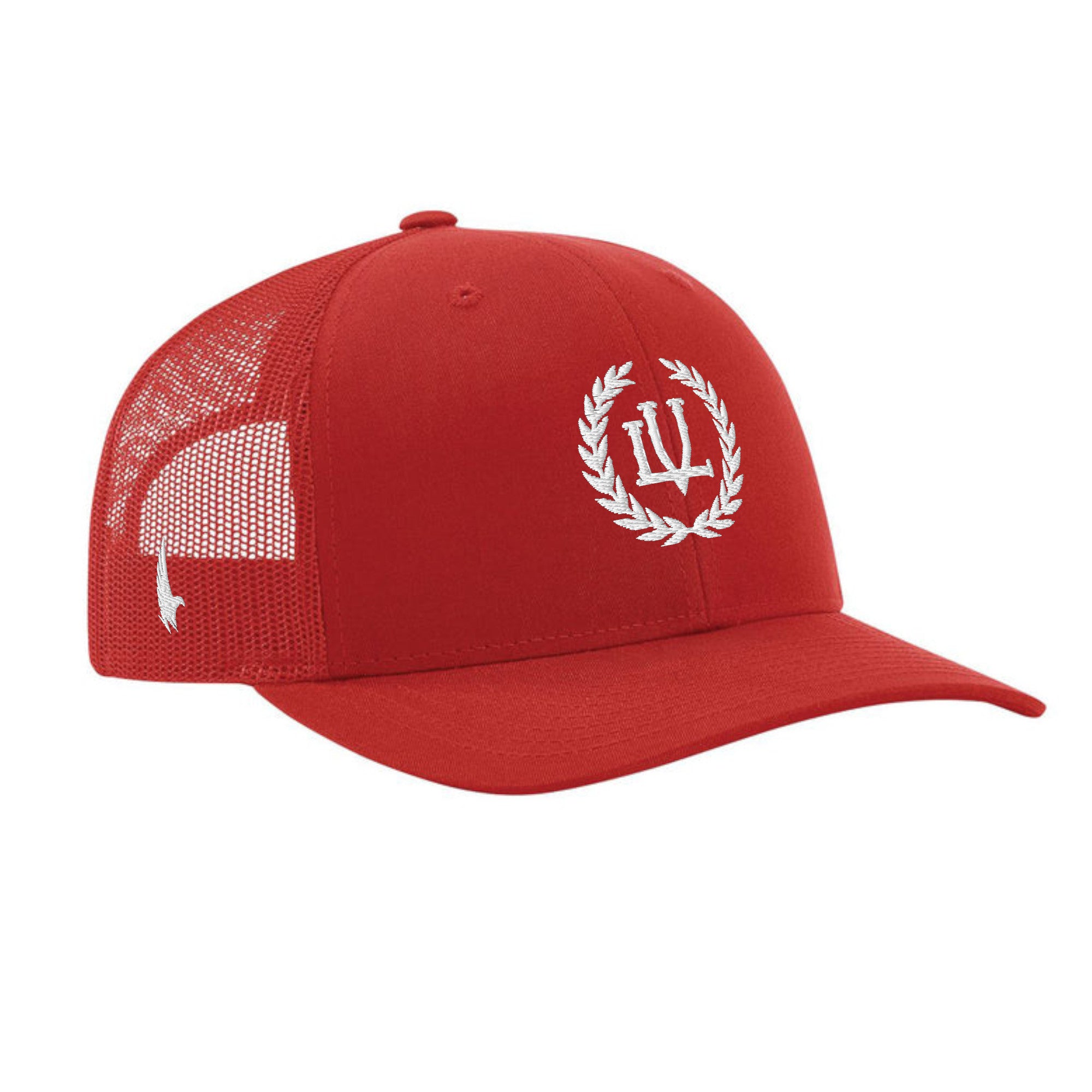 LOYALTY VIBES Crossover Trucker Hat Red OS - Loyalty Vibes