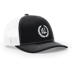 LOYALTY VIBES Crossover Trucker Hat White Black OS - Loyalty Vibes