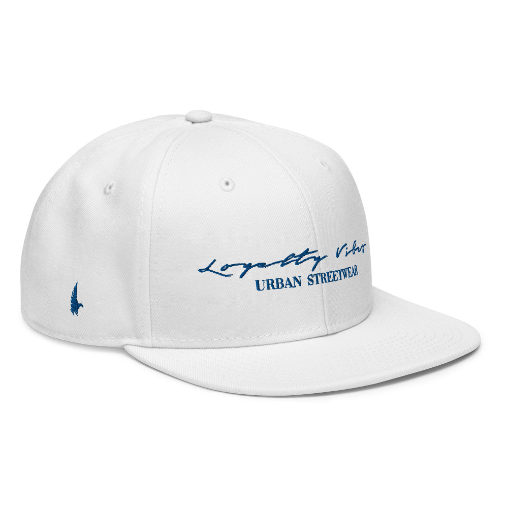 Loyalty Vibes Snapback Hat White OS - Loyalty Vibes