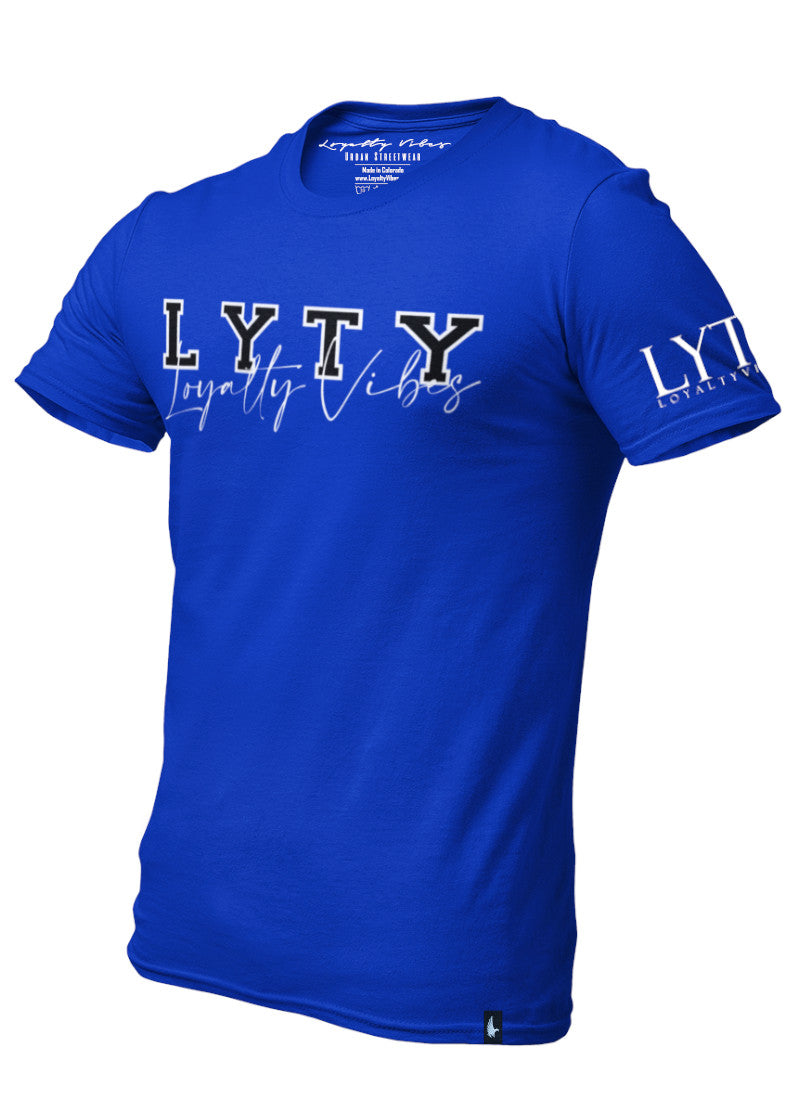 LYTY Logo T-Shirt Blue - Loyalty Vibes